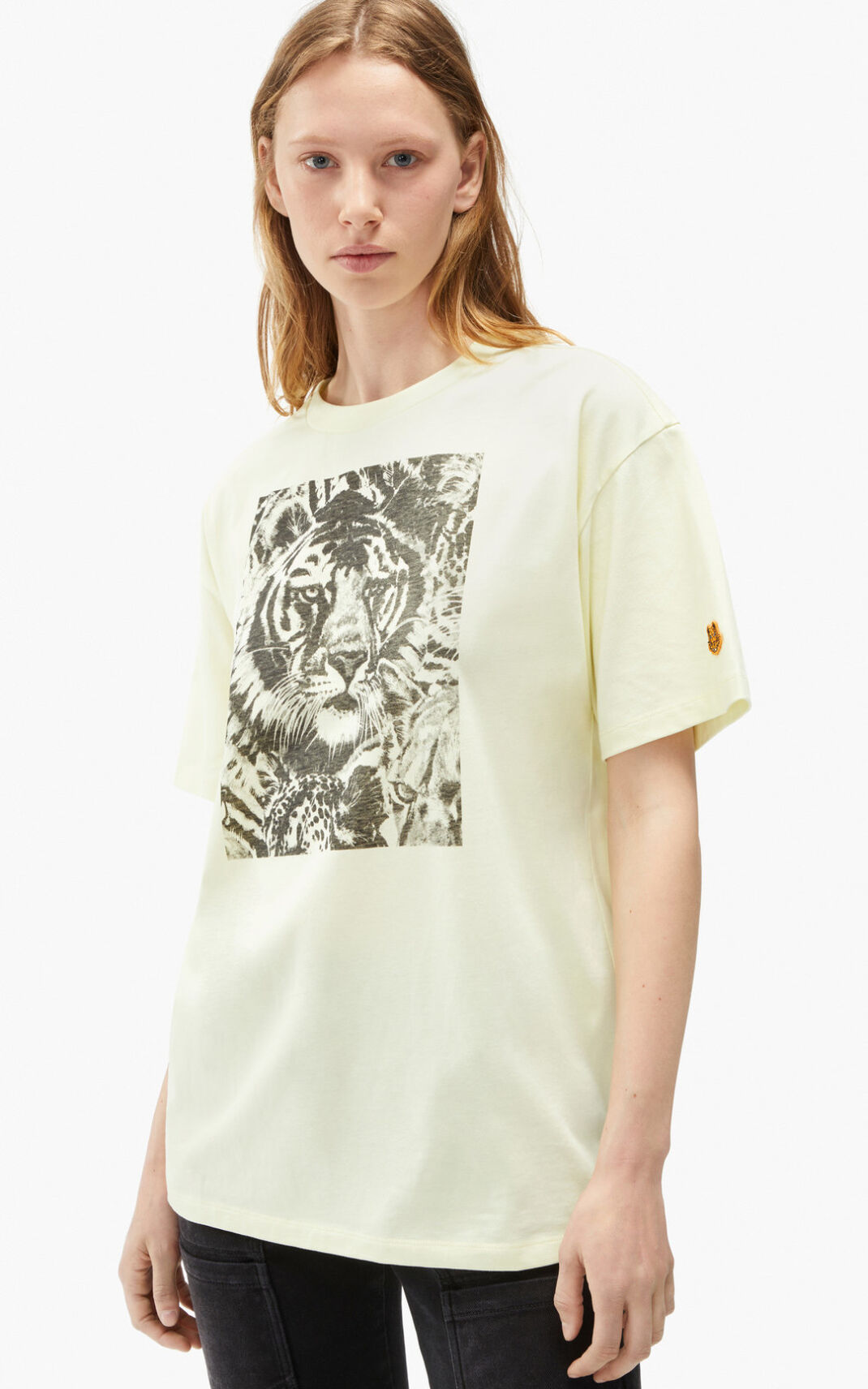 Kenzo Wildtigers oversized Majice Ženske - Bež - Hrvatska SJLZOB054